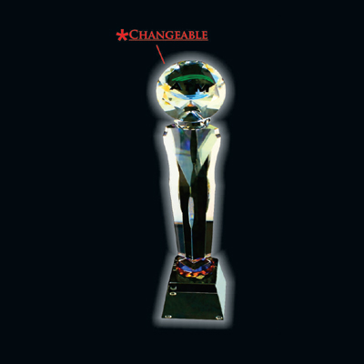 ICT 007 with Diamond - Exclusive Crystal Trophy