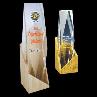 IST 006 - Exclusive Acrylic Wood Trophy