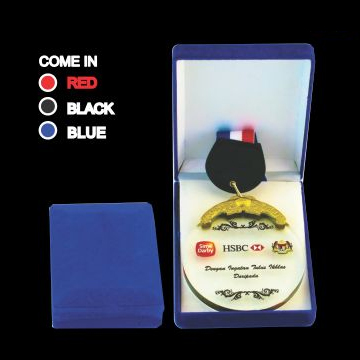 Simple Velvet Medal Box - Simple Velvet Medal Box