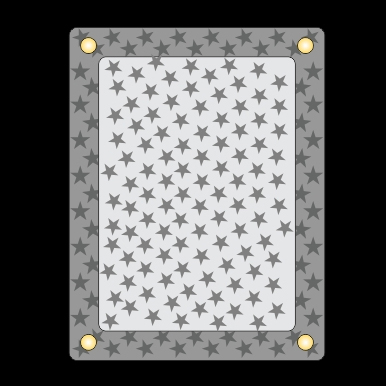 Star Silver - The 3D Effect Plaque