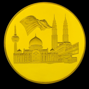 IMC 007 - Commemorative Malaysian Heritage Gold & Silver Proof Coin