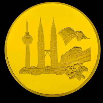 IMC 008 - Commemorative Malaysian Heritage Gold & Silver Proof Coin